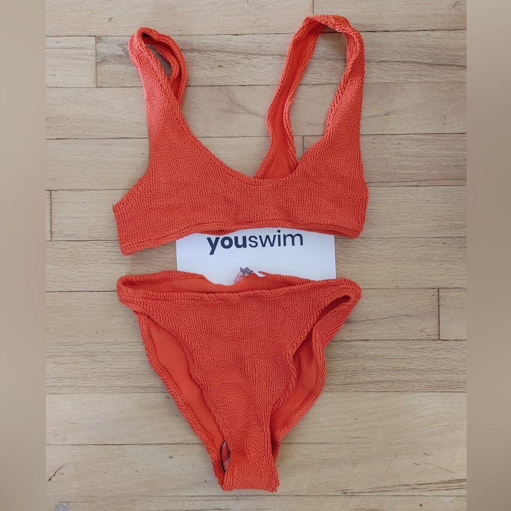 Youswim Eva Cheeky Two-Piece in tangerine